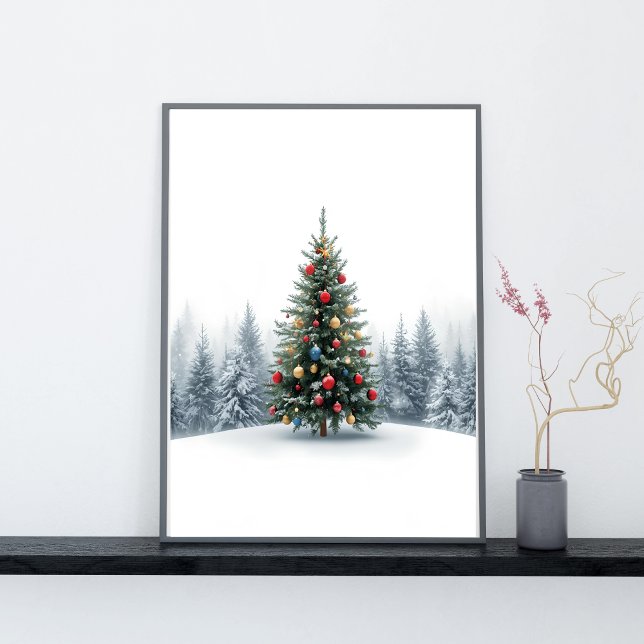 Golden Elegance Weihnachtsbaum Poster (Von Creator hochgeladen)