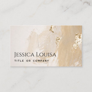 Golden Elegant Minimalistisch Juwelier Visitenkarte