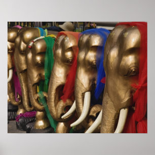 Golden Elephants Poster