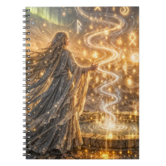 Golden Elven Fantasy Light – Impressionist Fantasy Notizblock