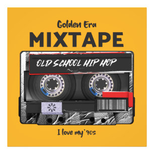 Golden Era Mixtape 90er Old School Hip-Hop Vibes Fotodruck