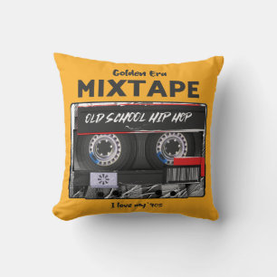 Golden Era Mixtape 90er Old School Hip-Hop Vibes Kissen