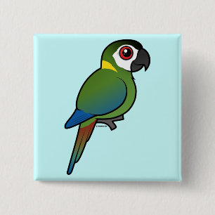 Golden-ergatterter Macaw Button