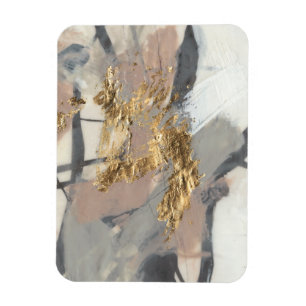 Golden erröten Sie Magnet