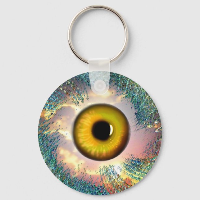 Golden Eye Lucky Charm Schlüsselanhänger (Vorderseite)