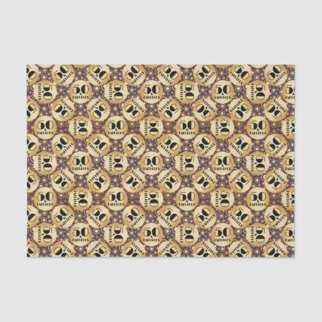 Golden Fabulous Fifty Tissue Seidenpapier (Vorderseite)