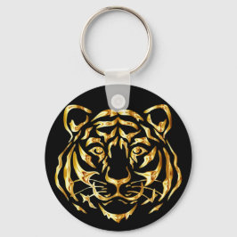 Golden Face Tiger Schlüsselanhänger