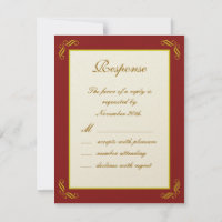 Golden Fairy Tale RSVP