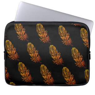 Golden Feather Art Neoprenschläfer 13" Laptopschutzhülle