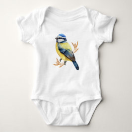 Golden Feathers Baby Strampler