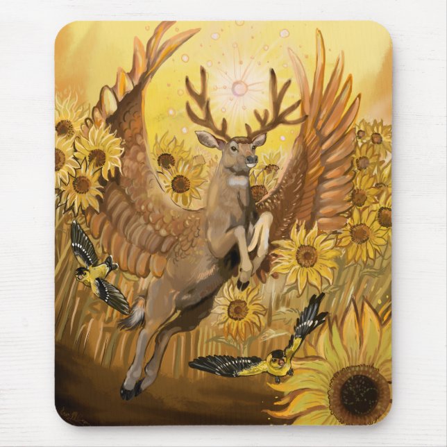 Golden Feilds Mule Deer Mousepad (Vorne)