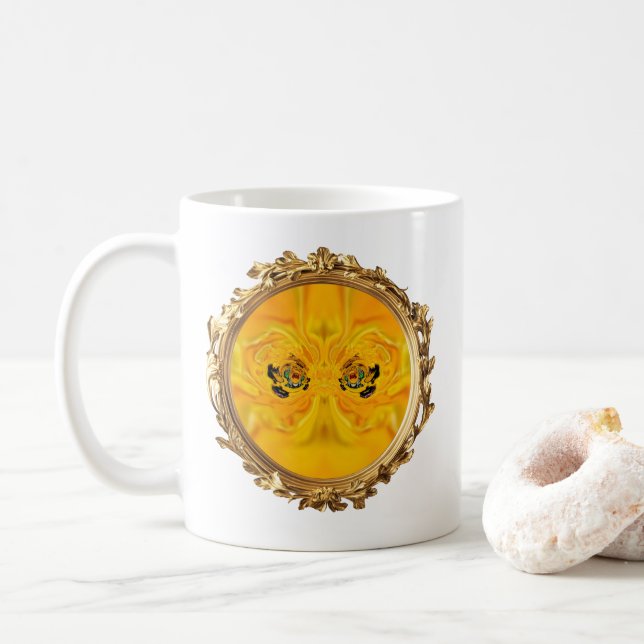Golden Fish Kaffeetasse (Mit Donut)