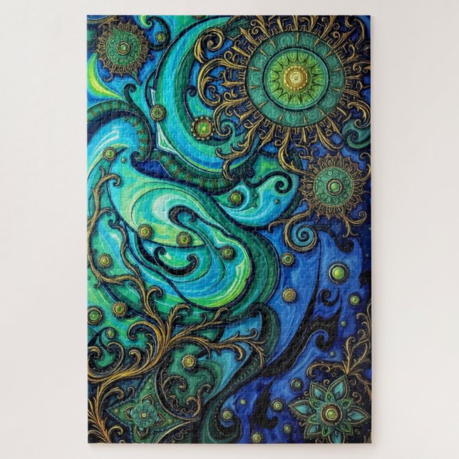 Golden Floral (Vertikal)