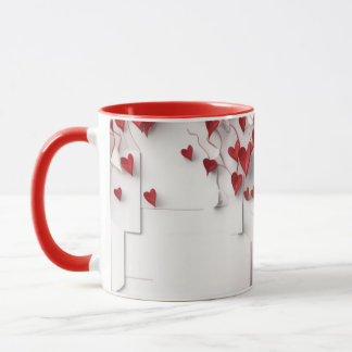 Golden Floral Everyday Coffee Mug  Tasse