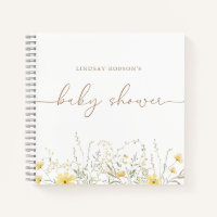Golden Floral | Personalisiertes Gästebuch