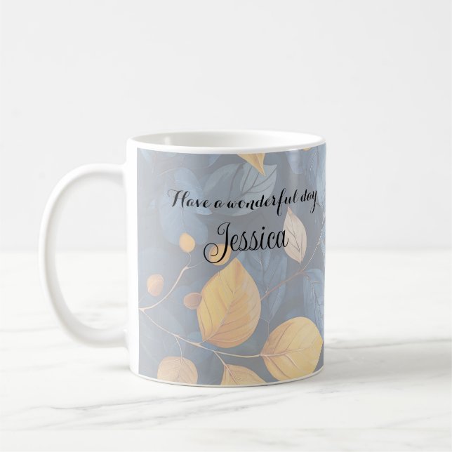 Golden Foliage Träume Herbst Schönheit der Natur Kaffeetasse (Links)