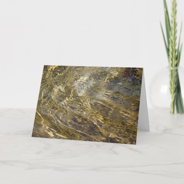 Golden Fountain Water Karte (Vorderseite)