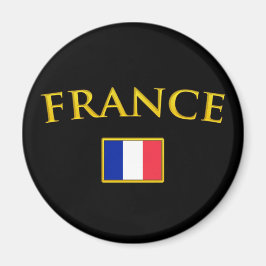 Golden France Magnet