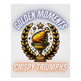 Golden Fricken Trophy Glory Poster