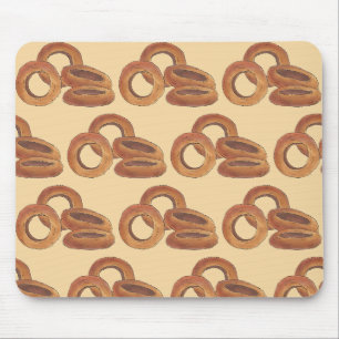 Golden Friion Rings Junk Fast Food Feinschmecker Mousepad