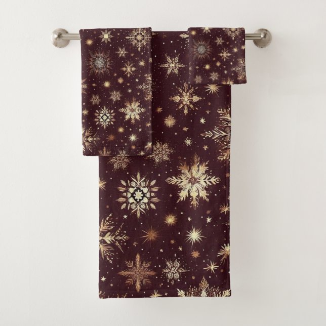 Golden Frost : Festive Snowflake Wonderland (En situation)