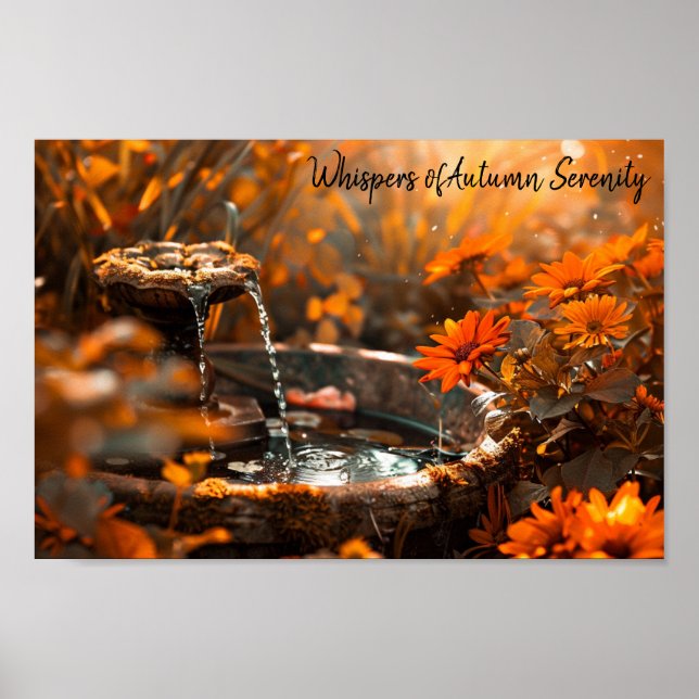 Golden Garden Splendor Poster (Vorne)