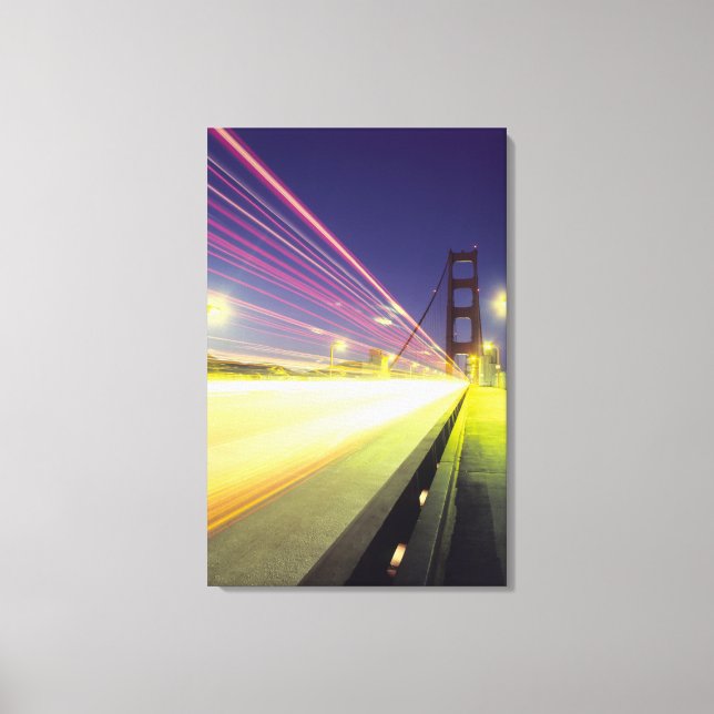Golden Gate Bridge, Ampel, San Leinwanddruck (Vorderseite)