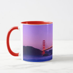 Golden gate bridge auf Bäcker-Strand am Tasse