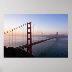 Golden Gate Bridge bei Sonnenaufgang Print/Poster Poster