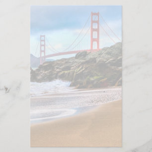 Golden Gate Bridge bei Sonnenuntergang Briefpapier