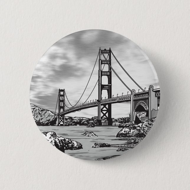 Golden Gate Bridge Button (Vorderseite)