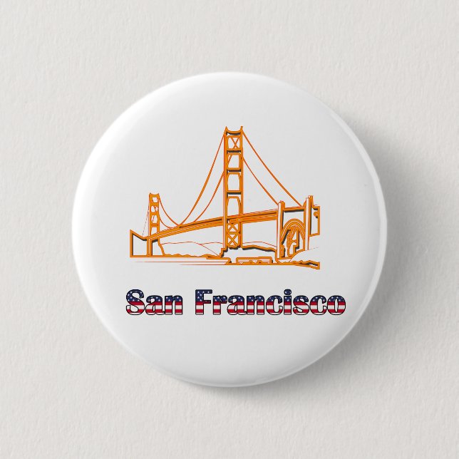 Golden gate bridge button (Vorderseite)