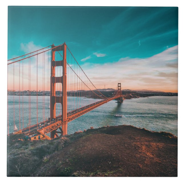 Golden Gate Bridge Fliese (Vorderseite)