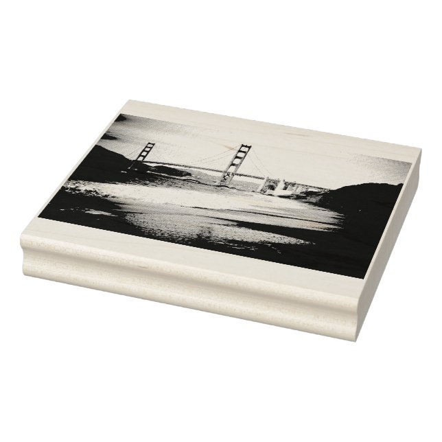 Golden Gate Bridge Foto Gummi Briefmarke Gummistempel (Stempel)