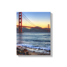 Golden Gate Bridge from San Francisco bay Trail.