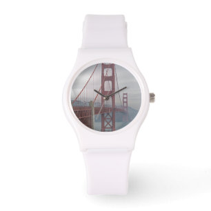 Golden gate bridge im Nebel Armbanduhr