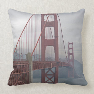 Golden gate bridge im Nebel Kissen