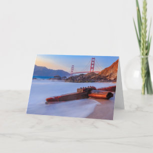 Golden Gate Bridge in San Francisco, Baker Beach Karte