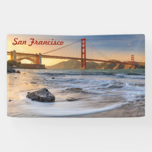 Golden Gate Bridge in San Francisco bei Sonnenunte Banner