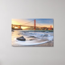 Golden Gate Bridge in San Francisco bei Sonnenunte