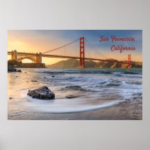 Golden Gate Bridge in San Francisco bei Sonnenunte