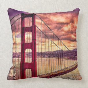 Golden gate bridge in San Francisco, Kalifornien Kissen