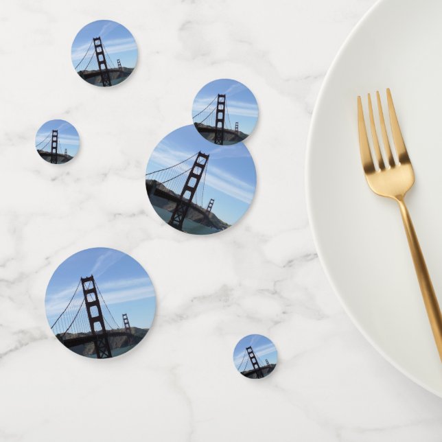 Golden Gate Bridge in San Francisco, Kalifornien Konfetti (Gruppe)