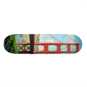Golden gate bridge in San Francisco Skateboard