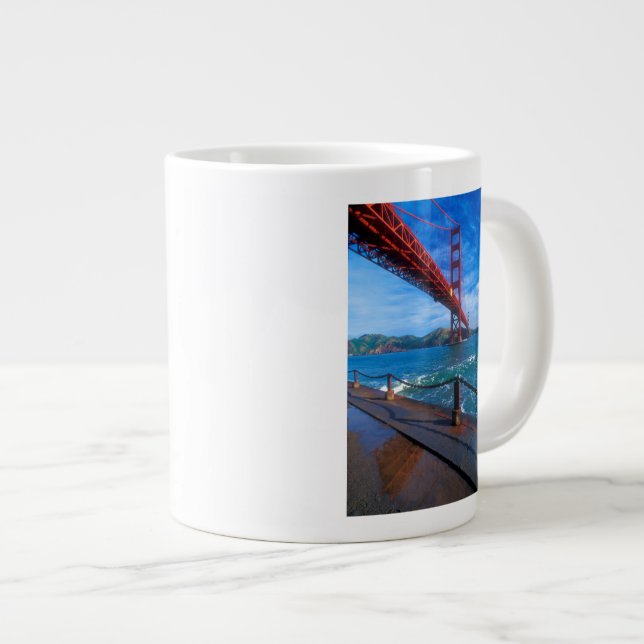 Golden Gate Bridge, Kalifornien Jumbo-Tasse (Vorderseite Rechts)