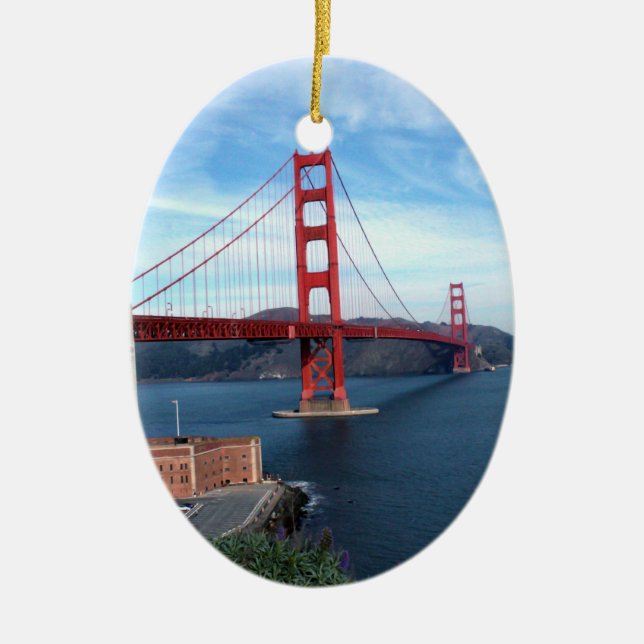 Golden Gate Bridge Keramikornament (Vorne)