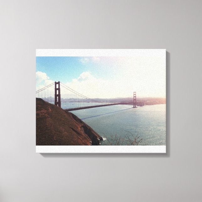 Golden Gate Bridge Leinwanddruck (Vorderseite)