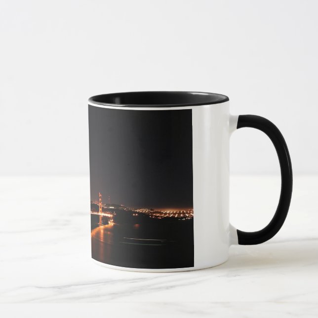Golden gate bridge nachts tasse (Rechts)