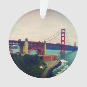 Golden gate bridge ornament