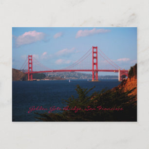 Golden Gate Bridge Postcard Postkarte